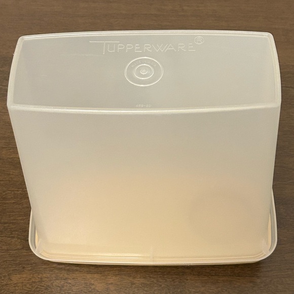 TUPPERWARE CEREAL CONTAINER KEEPER #469 WITH TAN WIDE MOUTH FLIP TOP SEAL #470 - Picture 8 of 11